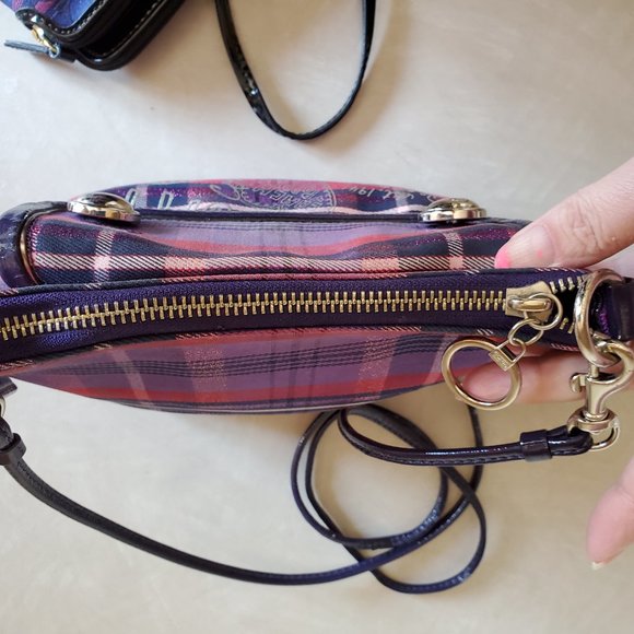 Like New Rare Coach Poppy Graffiti Crossbody Bag Purse m - Picture 7 of 11